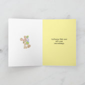 Tower of Coloured Easter Eggs Wenskaart Kaart (Binnen)