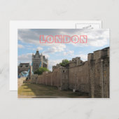Tower of London and Tower Bridge briefkaart (Voorkant / Achterkant)