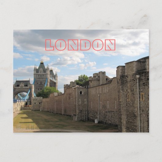 Tower of London and Tower Bridge briefkaart (Voorkant)