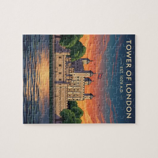 Tower of London at sunset Legpuzzel (Horizontaal)