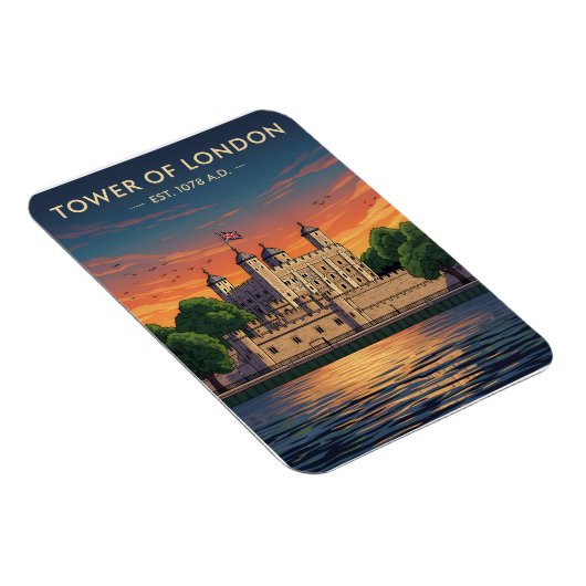 Tower of London bij zonsondergang Magneet (Rechterzijde)