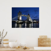 Tower of London Bridge Poster (Keuken)