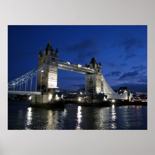 Tower of London Bridge Poster (Voorkant)