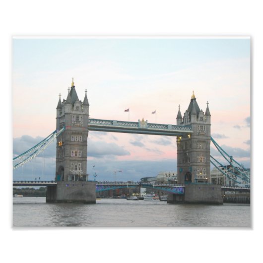 Tower of London Bridge Print, Hi Definition Foto Afdruk (Voorkant)