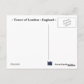 Tower of London Briefkaart (Achterkant)