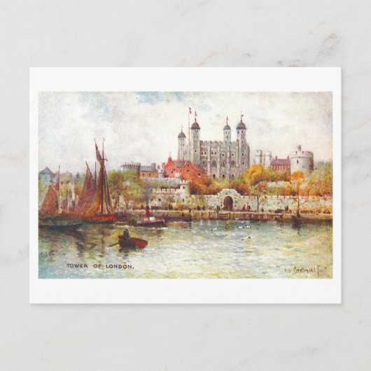 Tower of London  Briefkaart (Voorkant)