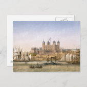 Tower of London, c.1862 (kleurenlitho) Briefkaart (Voorkant / Achterkant)