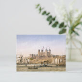 Tower of London, c.1862 (kleurenlitho) Briefkaart (Staand voorkant)