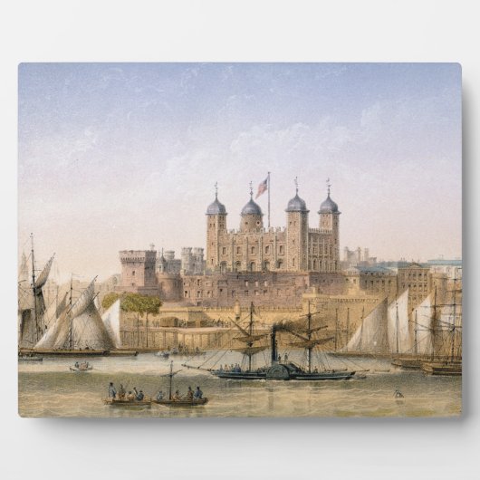 Tower of London, c.1862 (kleurenlitho) Fotoplaat (Voorkant)
