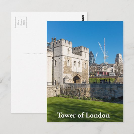 Tower of London, Engeland Briefkaart (Voorkant / Achterkant)