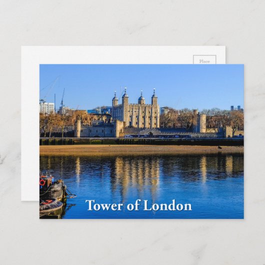 Tower of London, Engeland Briefkaart (Voorkant / Achterkant)
