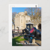 Tower of London, Engeland Briefkaart (Voorkant / Achterkant)