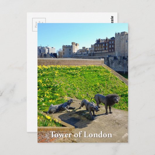 Tower of London, Engeland Briefkaart (Voorkant / Achterkant)