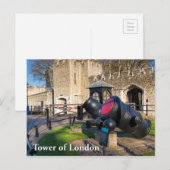Tower of London, Engeland Briefkaart (Voorkant / Achterkant)