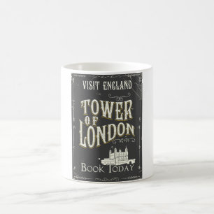 Tower of London Engeland vintage poster Koffiemok
