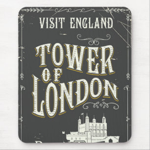 Tower of London Engeland vintage poster Muismat