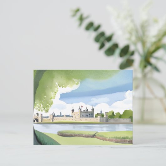 Tower of London | Het landschap van de Britse Wate Briefkaart (Staand voorkant)