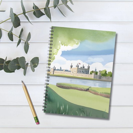 Tower of London | Het landschap van de Britse Wate Notitieboek