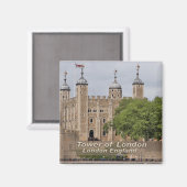 Tower of London - Londen Engeland Magneet (Voorkant / Achterkant)