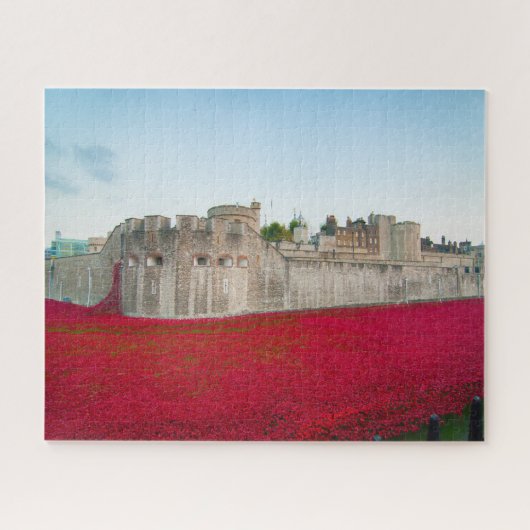 Tower of London November Poppies Legpuzzel (Horizontaal)