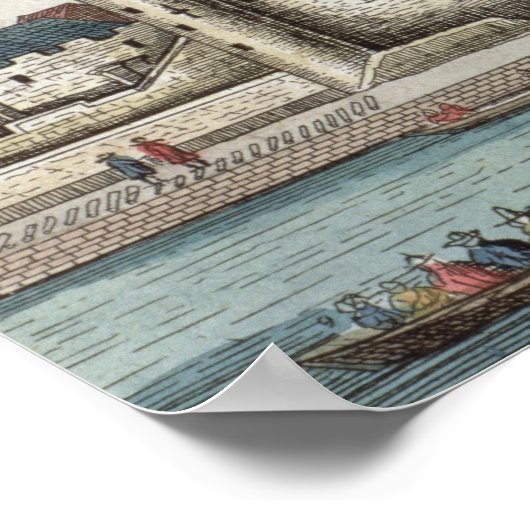 Tower of London Seen from the River Thames Poster (Hoek)