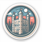 TOWER OF LONDON STICKER (Voorkant)