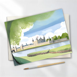 Tower of London | Waterverf Landschap VK Briefkaart