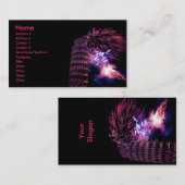 Tower of Pisa Fireworks-profielkaart Visitekaartje (Voorkant / Achterkant)