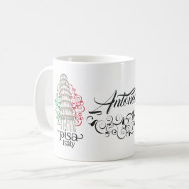 Tower of Pisa Italy for Souvenir Collectors Koffiemok