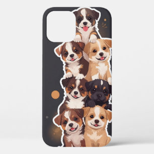 Tower of Puppies - Schattigee en gezonde huisdiere Case-Mate iPhone Case