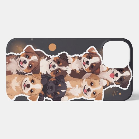 Tower of Puppies - Schattigee en gezonde huisdiere iPhone Hoesje (Achterkant horizontaal)