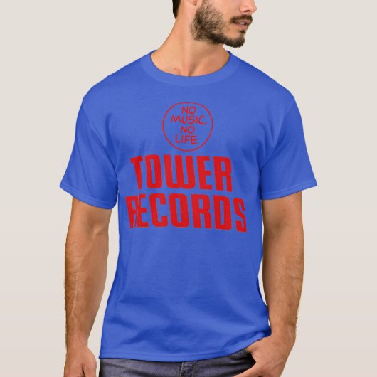 Tower Records Hoed T-shirt (Voorkant)