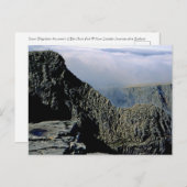 Tower Ridge Ben Nevis Schotland Briefkaart (Voorkant / Achterkant)