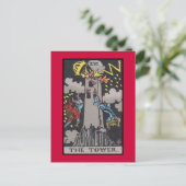 Tower Tarot Card image Briefkaart (Staand voorkant)