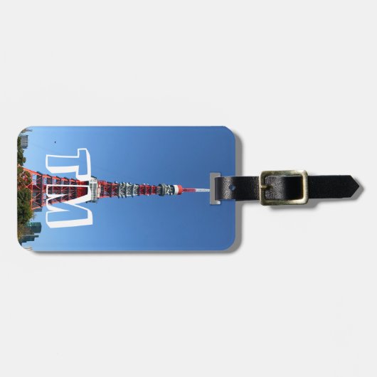 Tower Tokyo Bagagelabel (Voorkant horizontaal)