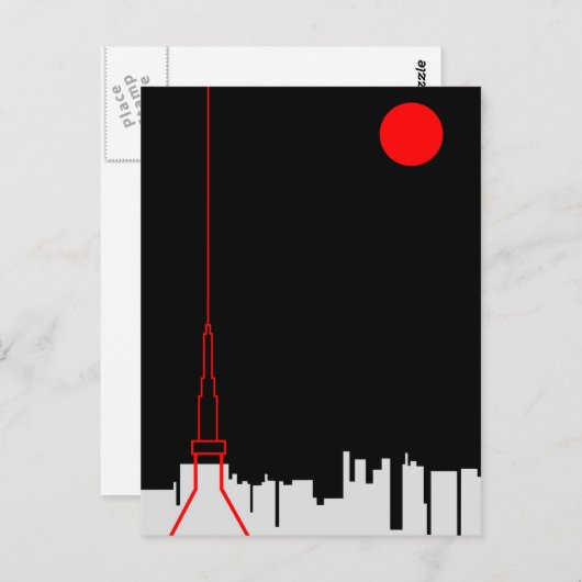 Tower Tokyo Briefkaart (Voorkant / Achterkant)