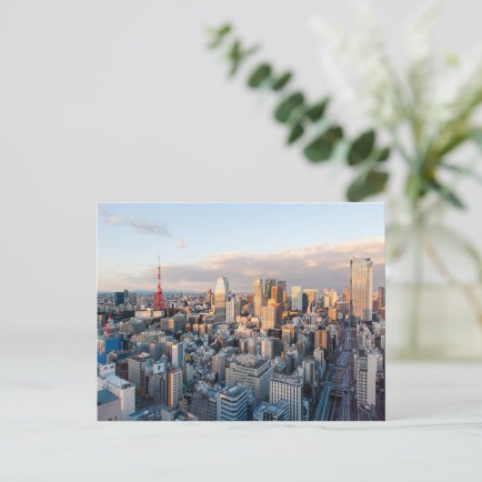 Tower Tokyo Briefkaart (Staand voorkant)