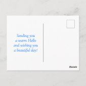 Tower Tokyo tussen tempels Briefkaart (Achterkant)