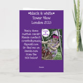 Tower-Uitzicht Kaart (Achterkant)