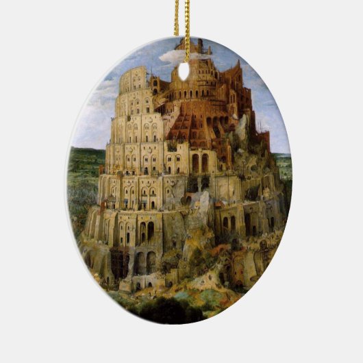 Tower van Babel - 1563 Keramisch Ornament (Rechts)