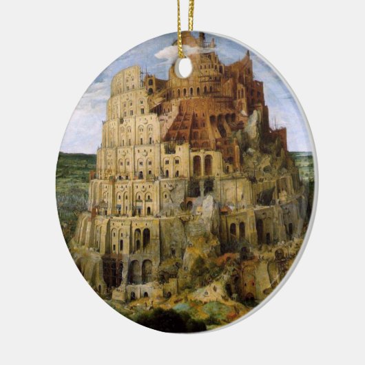 Tower van Babel - 1563 Keramisch Ornament (Links)