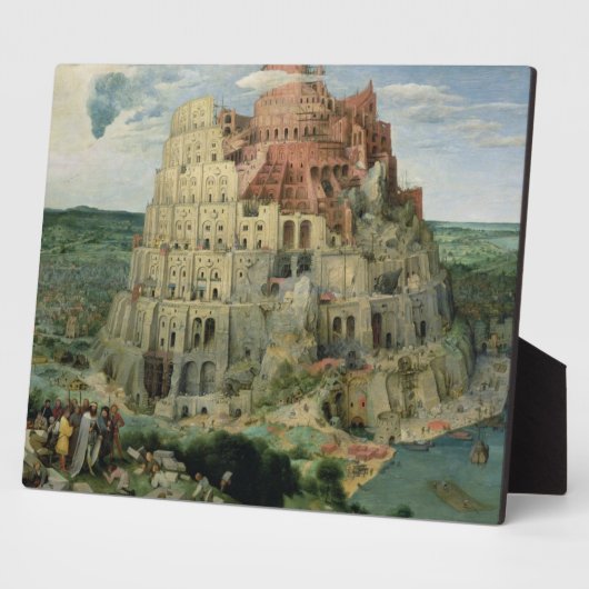 Tower van Babel, 1563 (olie op het paneel) Fotoplaat (Zijkant)