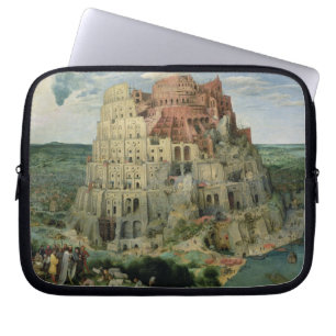 Tower van Babel, 1563 (olie op het paneel) Laptop Sleeve
