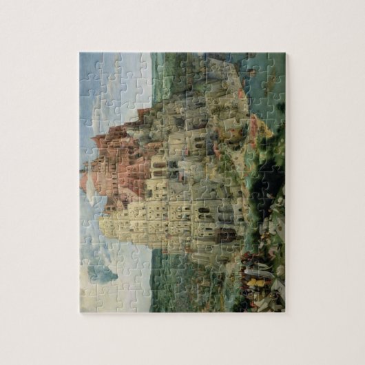 Tower van Babel, 1563 (olie op het paneel) Legpuzzel (Verticaal)