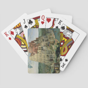 Tower van Babel, 1563 (olie op het paneel) Pokerkaarten