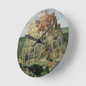 Tower van Babel, 1563 (olie op het paneel) Ronde Klok (Hoek)