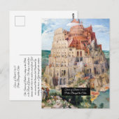 Tower van Babel Briefkaart (Voorkant / Achterkant)