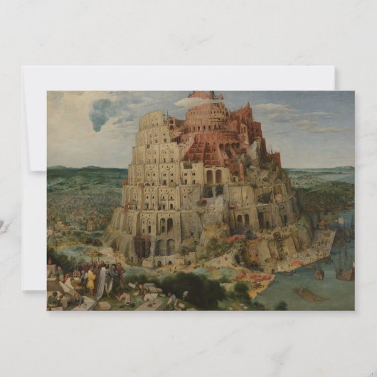 Tower van Babel door Peter Bruegel de Ouder (Voorkant)