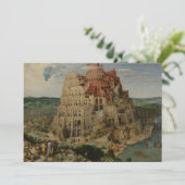 Tower van Babel door Peter Bruegel de Ouder (Staand voorkant)