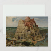 Tower van Babel door Peter Bruegel de Ouder (Voorkant / Achterkant)
